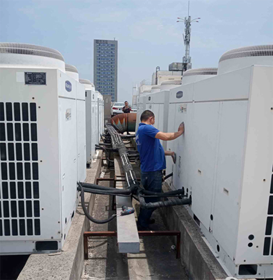 峨边中央空调制热和不制冷系统维修方法